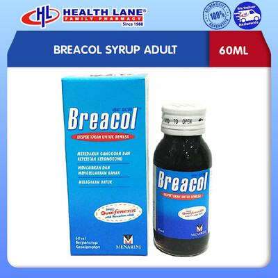 BREACOL SYRUP ADULT 60ML